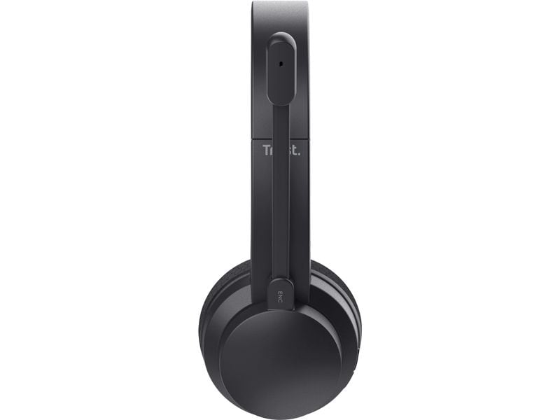 Trust Headset Ayda Wireless ENC Leichtes, kabelloses On-Ear-Headset mit Mikrofon mit Geräuschunterdrückung und verstellbarem Kopfbügel