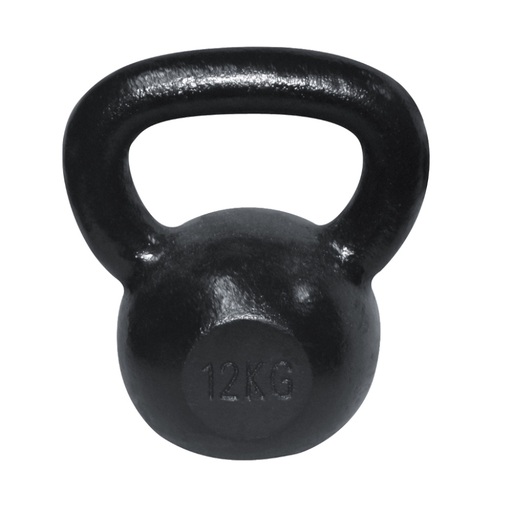 Kettlebell preto Fitness Deluxe Crossfit 12 kg