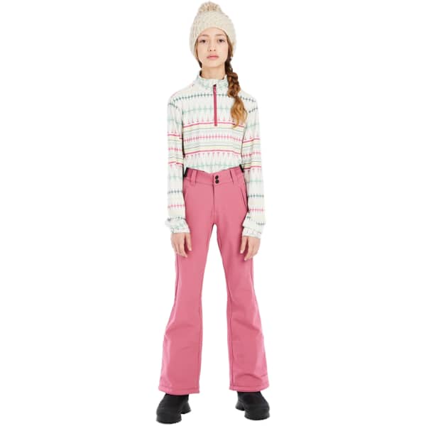 Sweat polaire PROTEST PRTZOAK JR 1/4 ZIP ACTIVE TOP KITOFFWHITE
