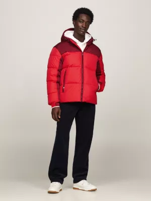 Jaqueta puffer com capuz TH Warm New York