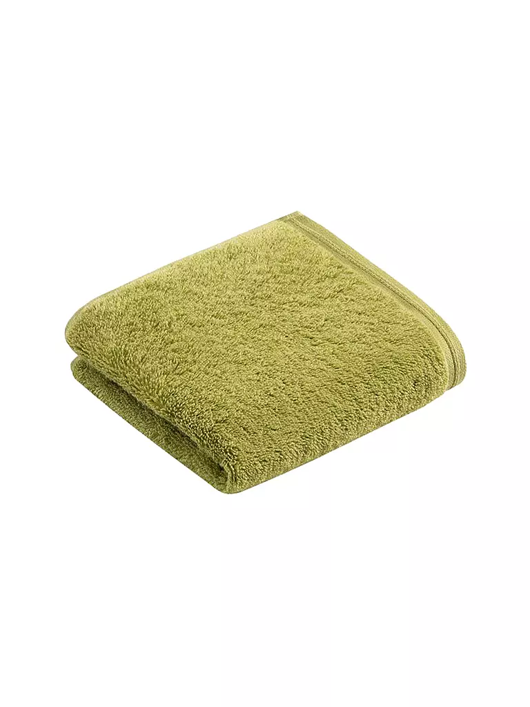 VOSSEN Gästetuch VEGAN LIFE 40x60cm Avocado grün