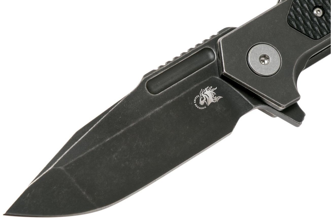 Rick Hinderer Fulltrack Spanto Battle Black S35VN Black G10 zakmes
