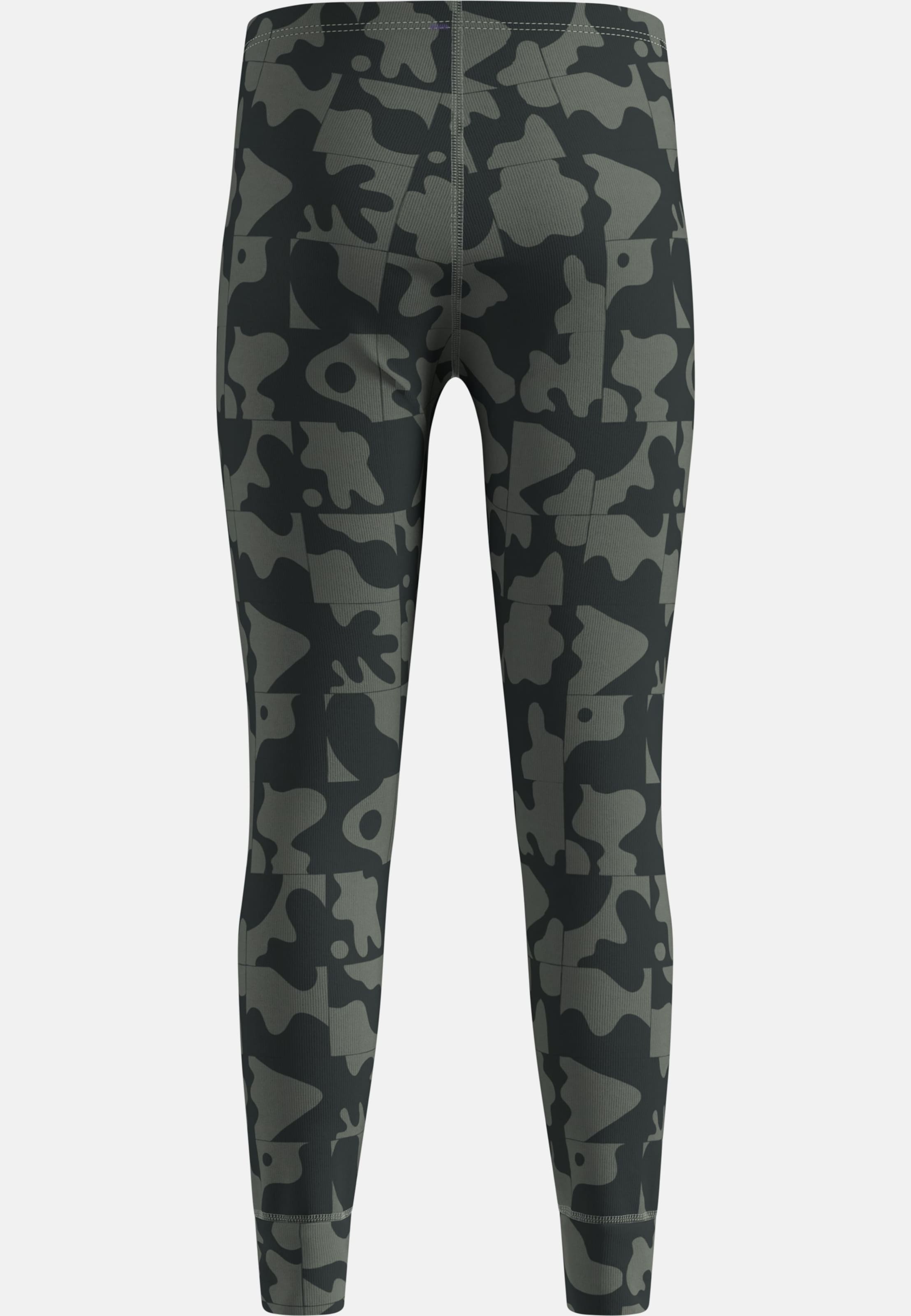 Adventurer Active Warm Base-Layer-Tights mit Print in shadow.