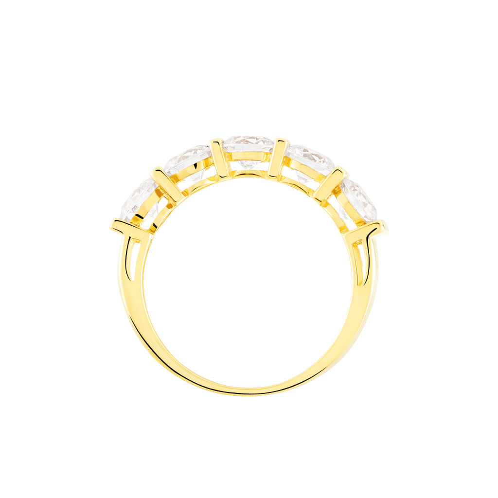 Bague Lyana Or Jaune Oxyde De Zirconium