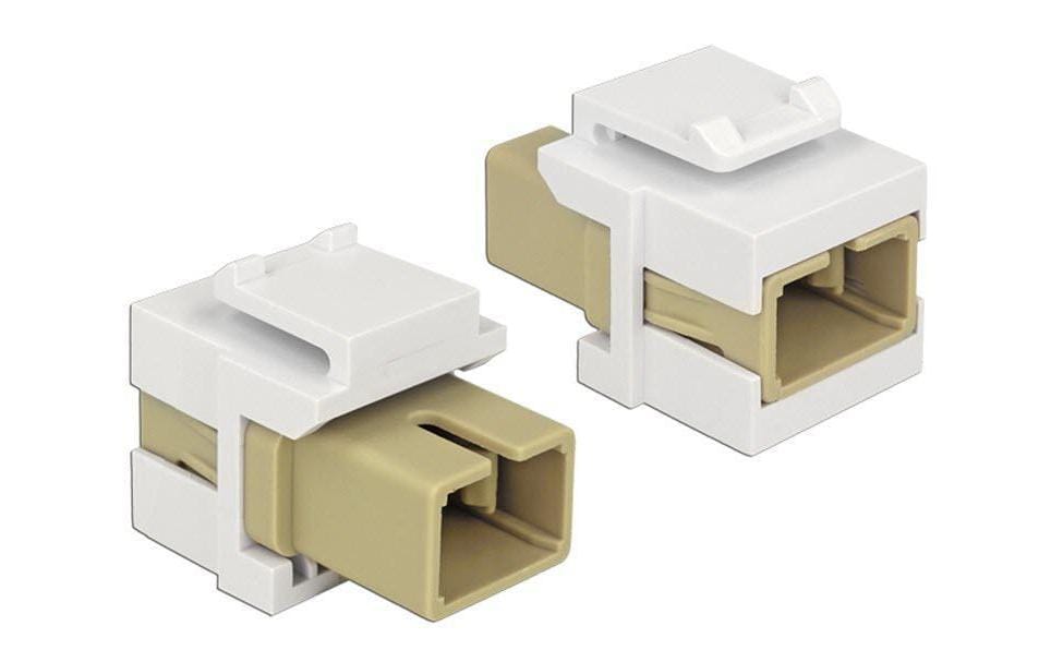 Keystone-Modul LWL Multimode Simplex SC-SCModul zum Verlängern einer Lichtwellenleiterverbindung