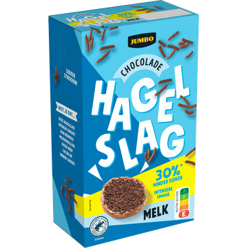 Jumbo Hagelslag Melk Minder Suiker 200 g