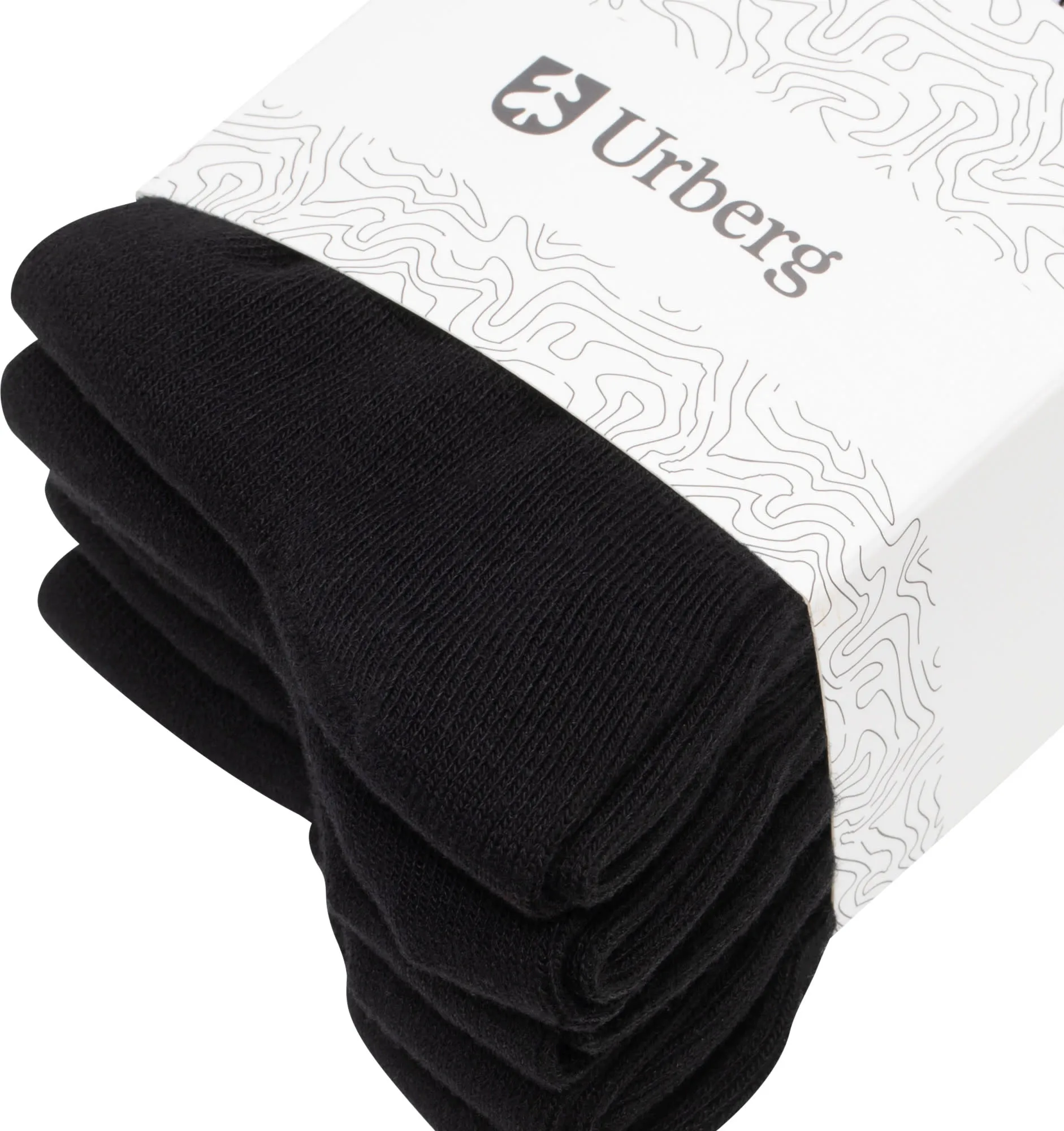 Urberg Bamboo Sock 5-Pack Black Beauty