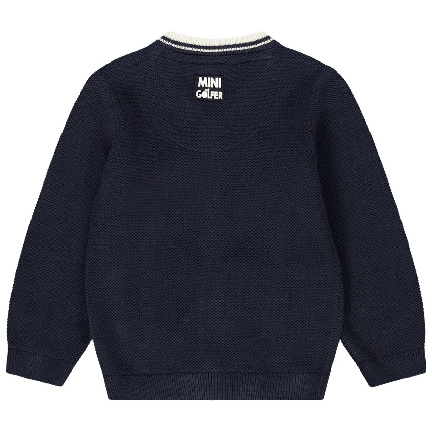 Gilet tricot en chambray pour bébé garçon