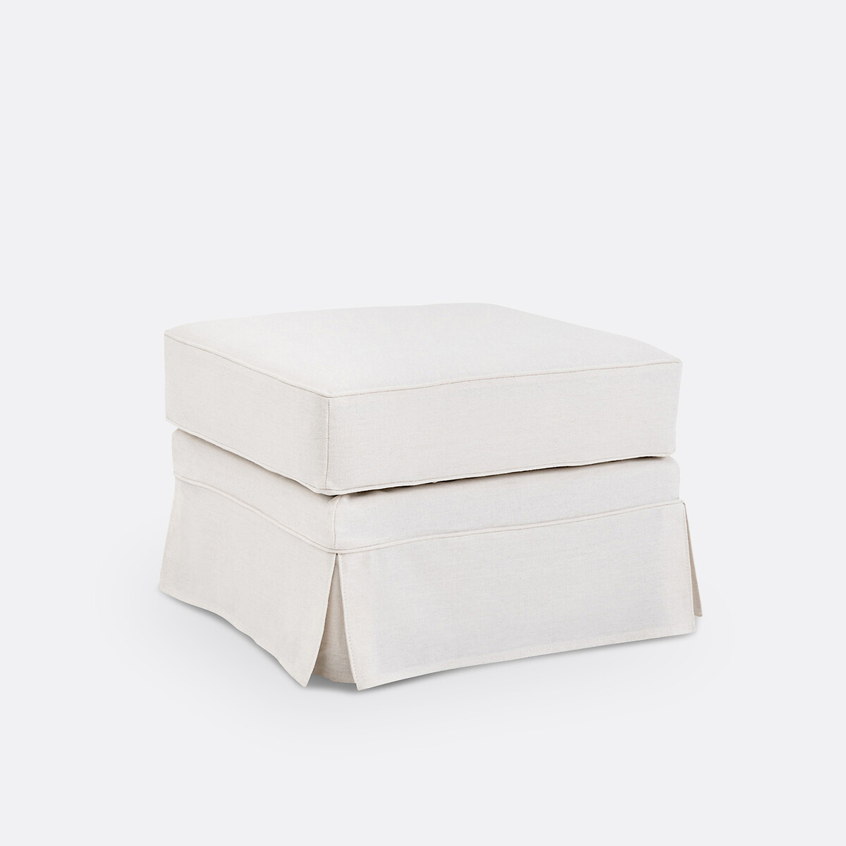 LA REDOUTE INTERIEURS<br>Puff em linho grosso, conforto superior, Adelia