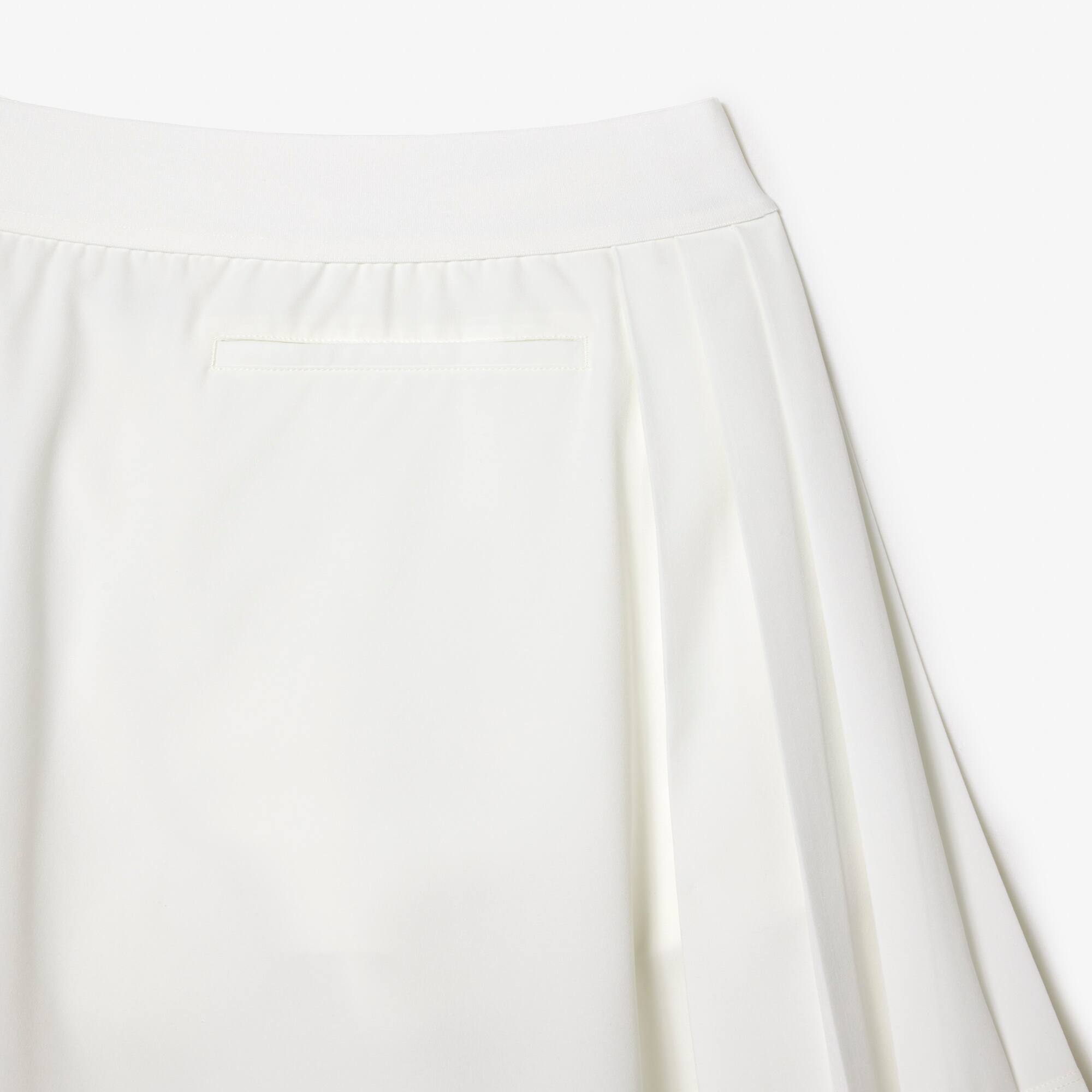 Jupe femme Golf Lacoste SPORT avec shorty intégré ultra-dry Robes & Jupes - Blanc - Lacoste - Femme
