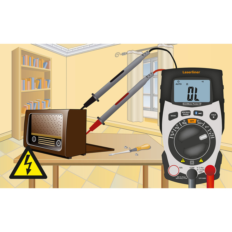 Laserliner Multimeter Pocket XP CAT III/CAT IV Bluetooth