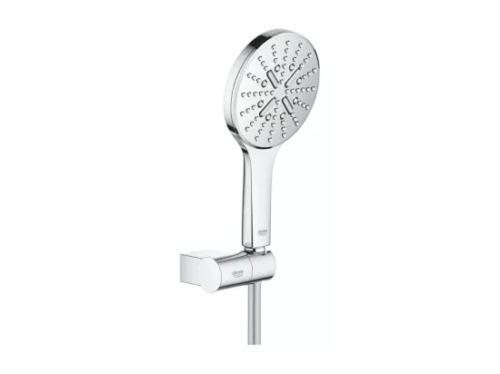 Pommeau de douche GROHE Rainshower SmartActive 130 3 jets avec support