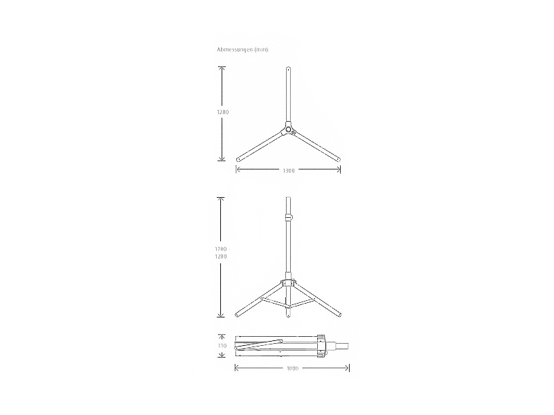Maxview De Luxe schotelstatief