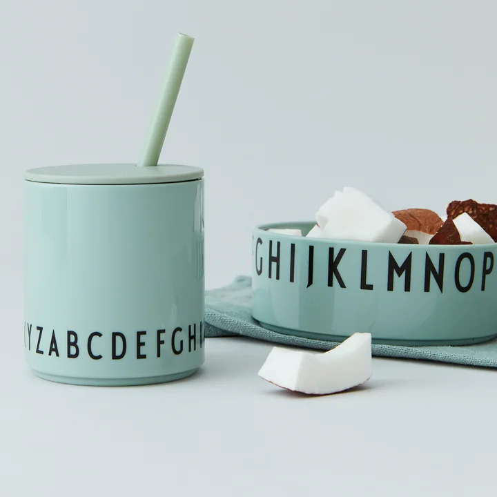 Design Letters - Eat & Learn Tritan Schale, weiss