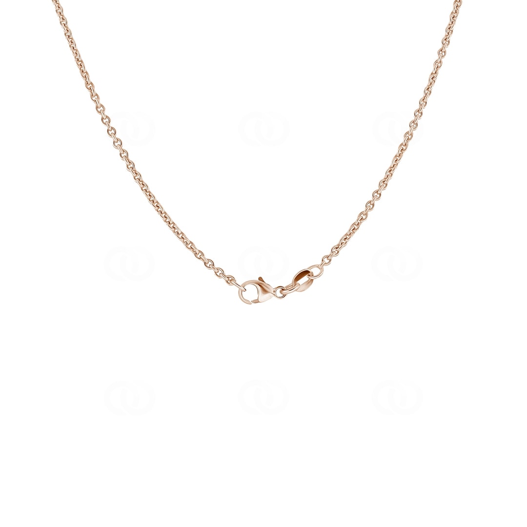 Rundankerkette 750/18 K Rotgold 1.3mm