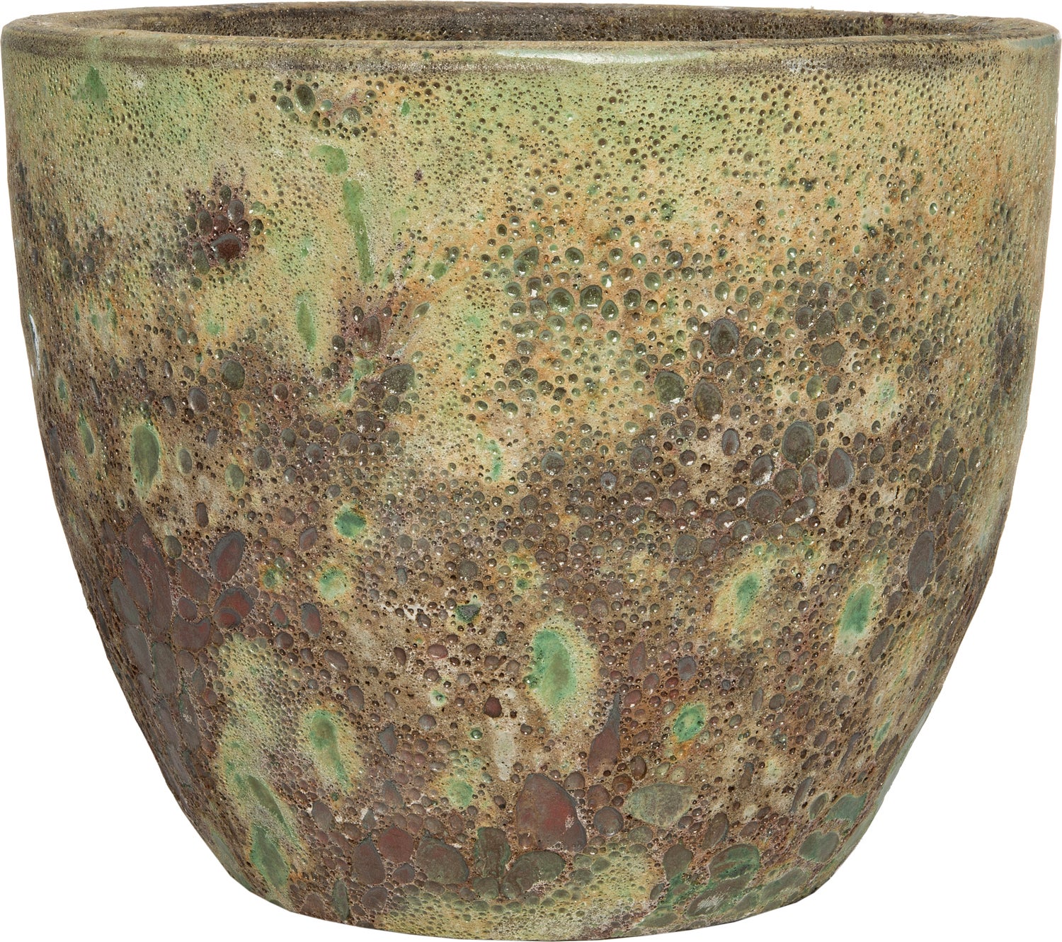 Intratuin bloempot Bubbel groen D 38 H 32 cm