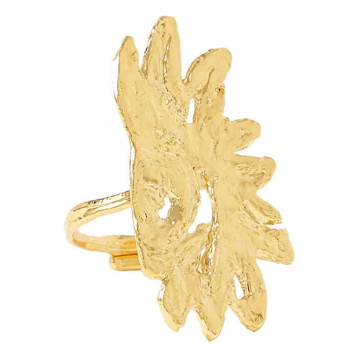 Alma Deia Exclusivité Elise Tsikis x Alma Deia - Bague Ajustable Soleil Alcudia | Gold