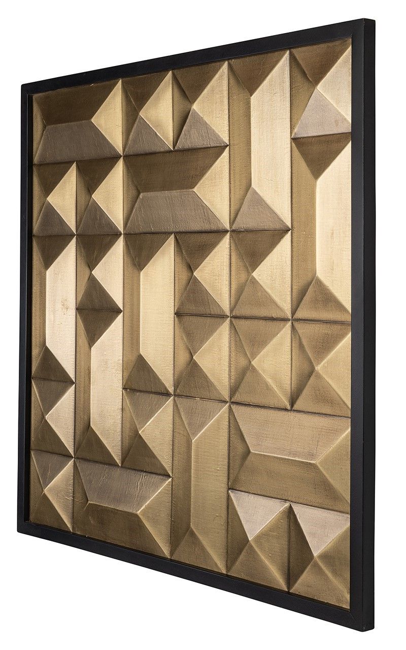 Wanddecoratie WA-0015 Tetro B93.5 x D3 x H93.5 cm