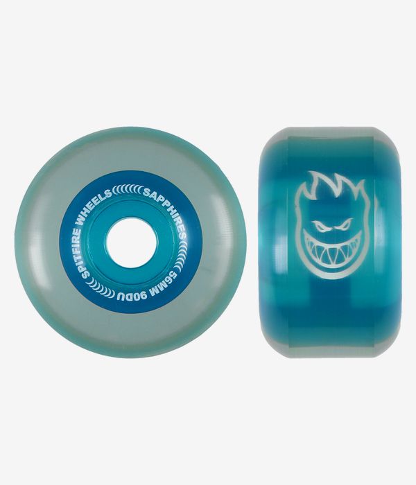 Spitfire Sapphire Rollen (clear blue) 56 mm 90A 4er Pack