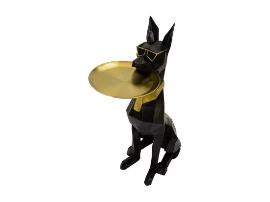 Chien en polyrésine Dog origami 30 x 64 x 91 cm