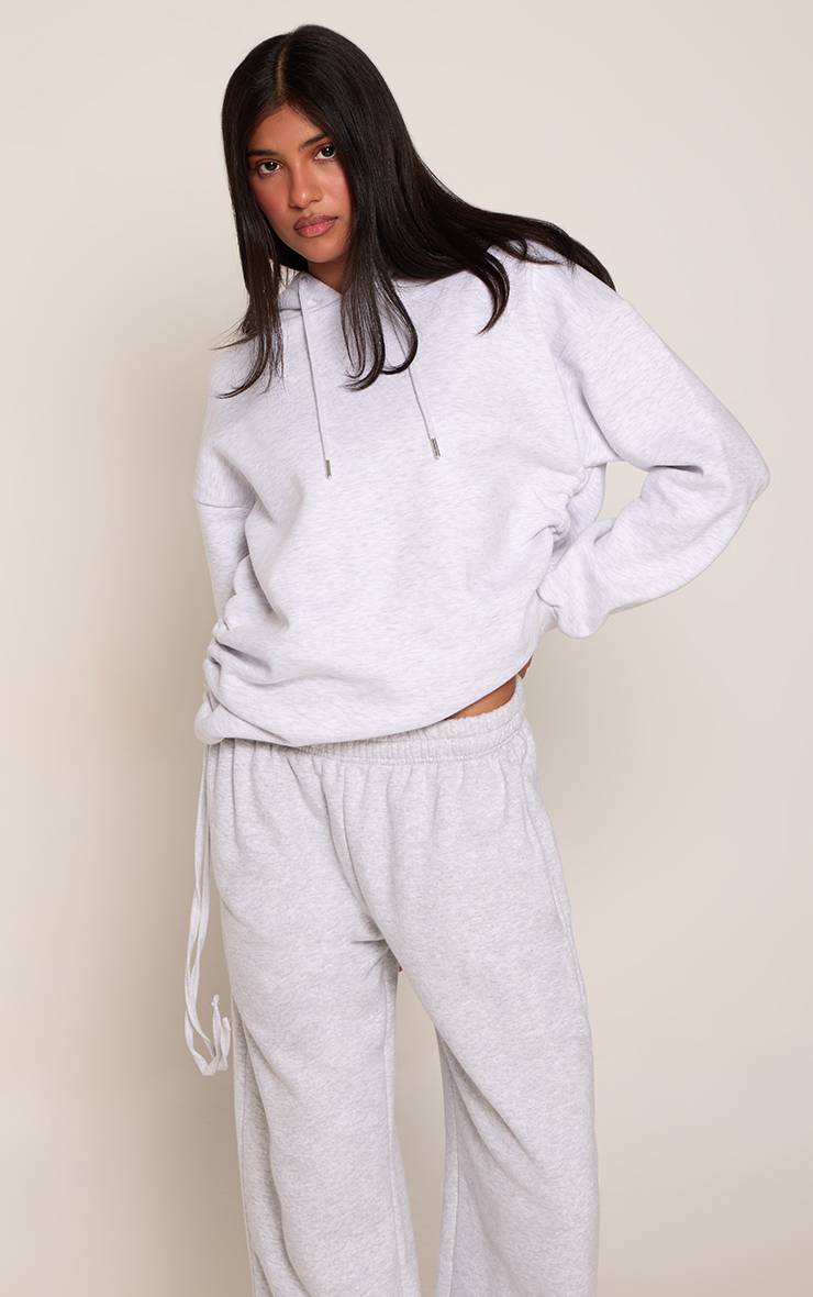 Gris Cendré Sweat À Casynthétiqueche Oversize Avec Fronces Latérales