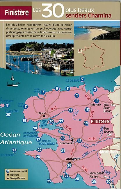 CHAMINA - 30 PLUS BEAUX SENTIERS FINISTERE