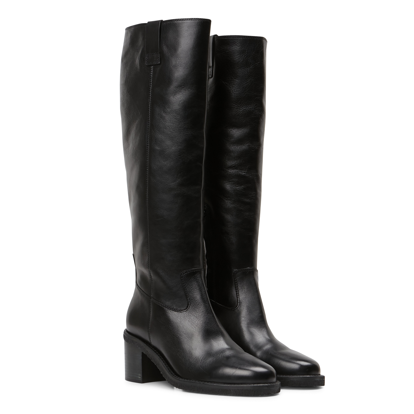 Bottes en cuir | Noir