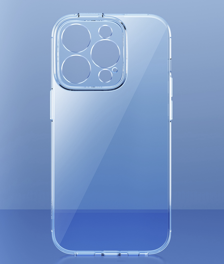 iPhone 14 Pro Simple Case Gummi Hülle - Transparent