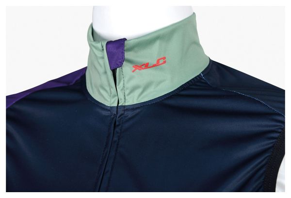 Veste Coupe Vent XLC JE-W07 Bleu Foncé Vert Menthe Lilas