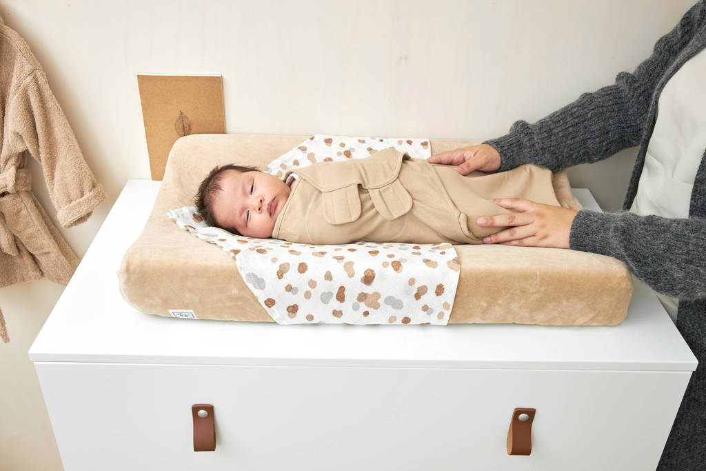 Makkelijk inbakerenswaddle inbakerdoek Uni Sand