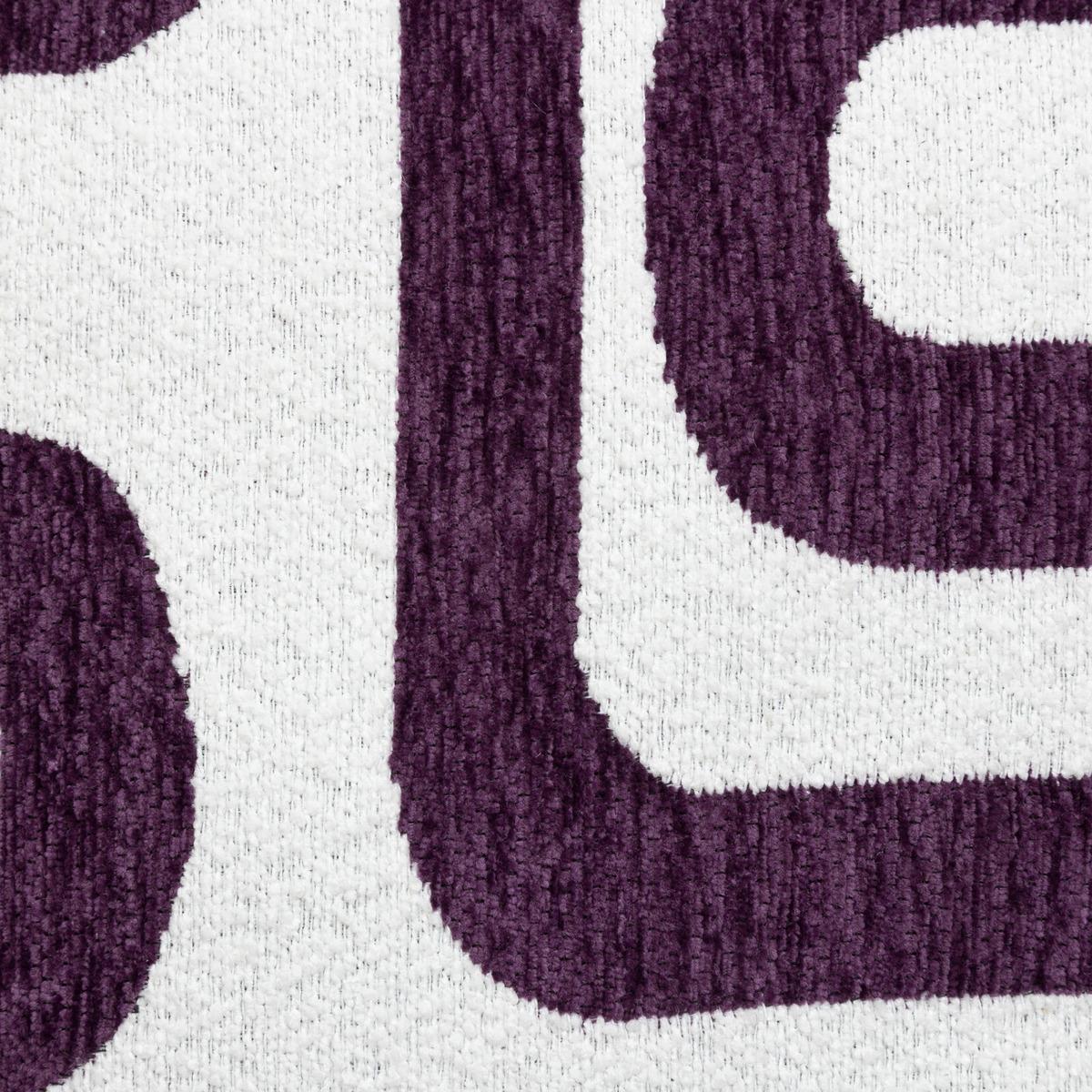 COUSSIN JACQUARD CHENILLE SAFINA VIOLET 40X40CM