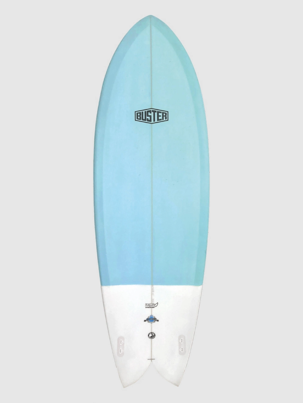 Buster Retro Fish Surfboard white/blue