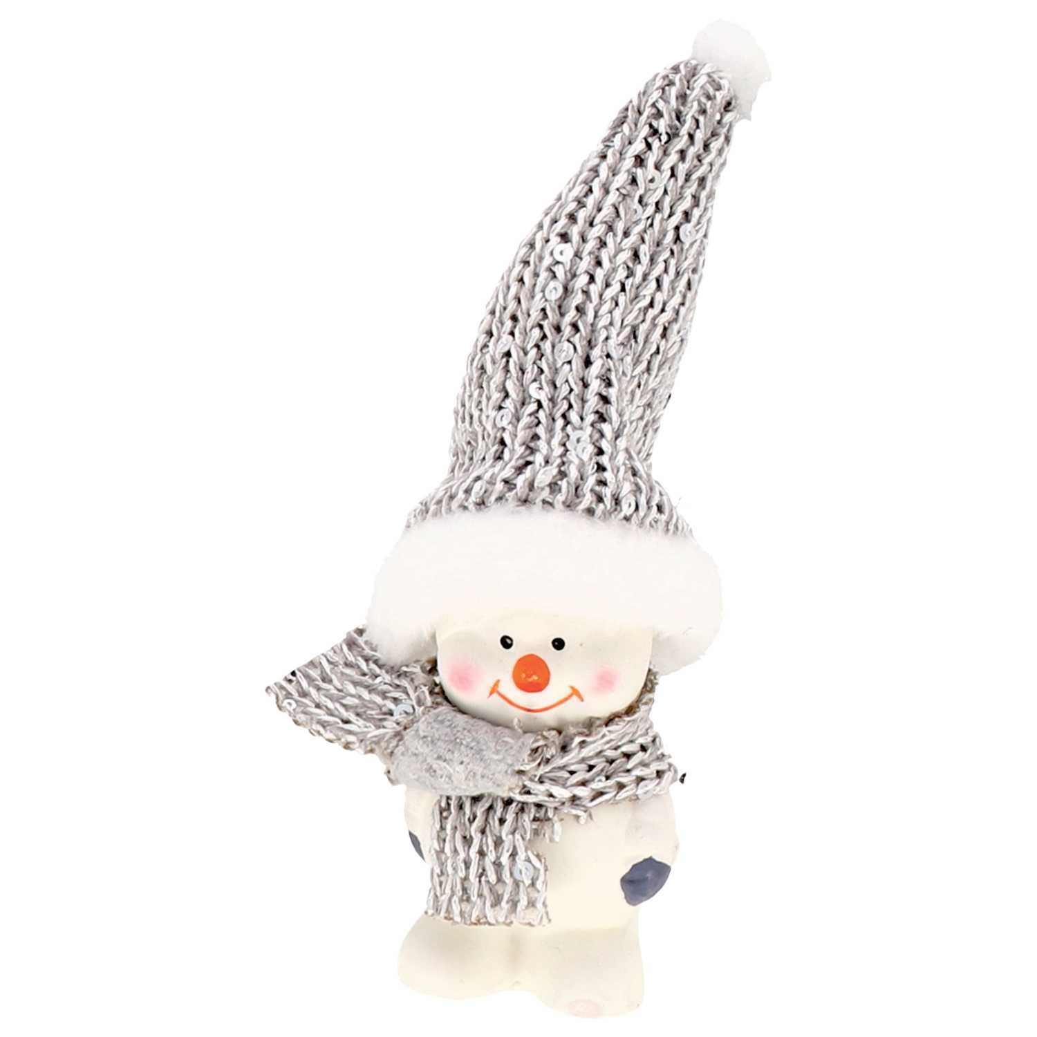 novooo Deko Schneemann m.Mütze H15cm2f