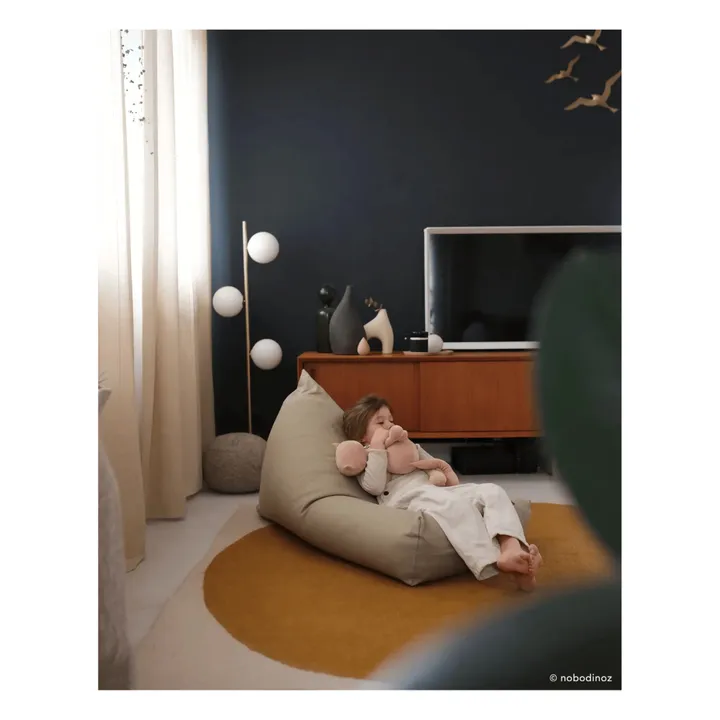 Nobodinoz Pouf long Oasis | Vert céladon