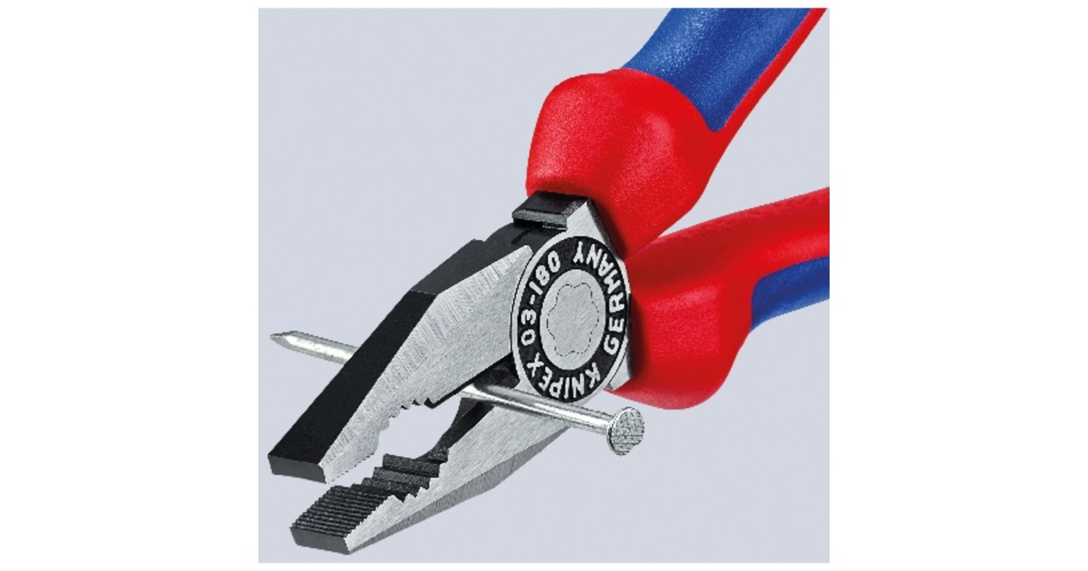 KNIPEXCombitang 03 02 180 combinatietang  (Blauw)