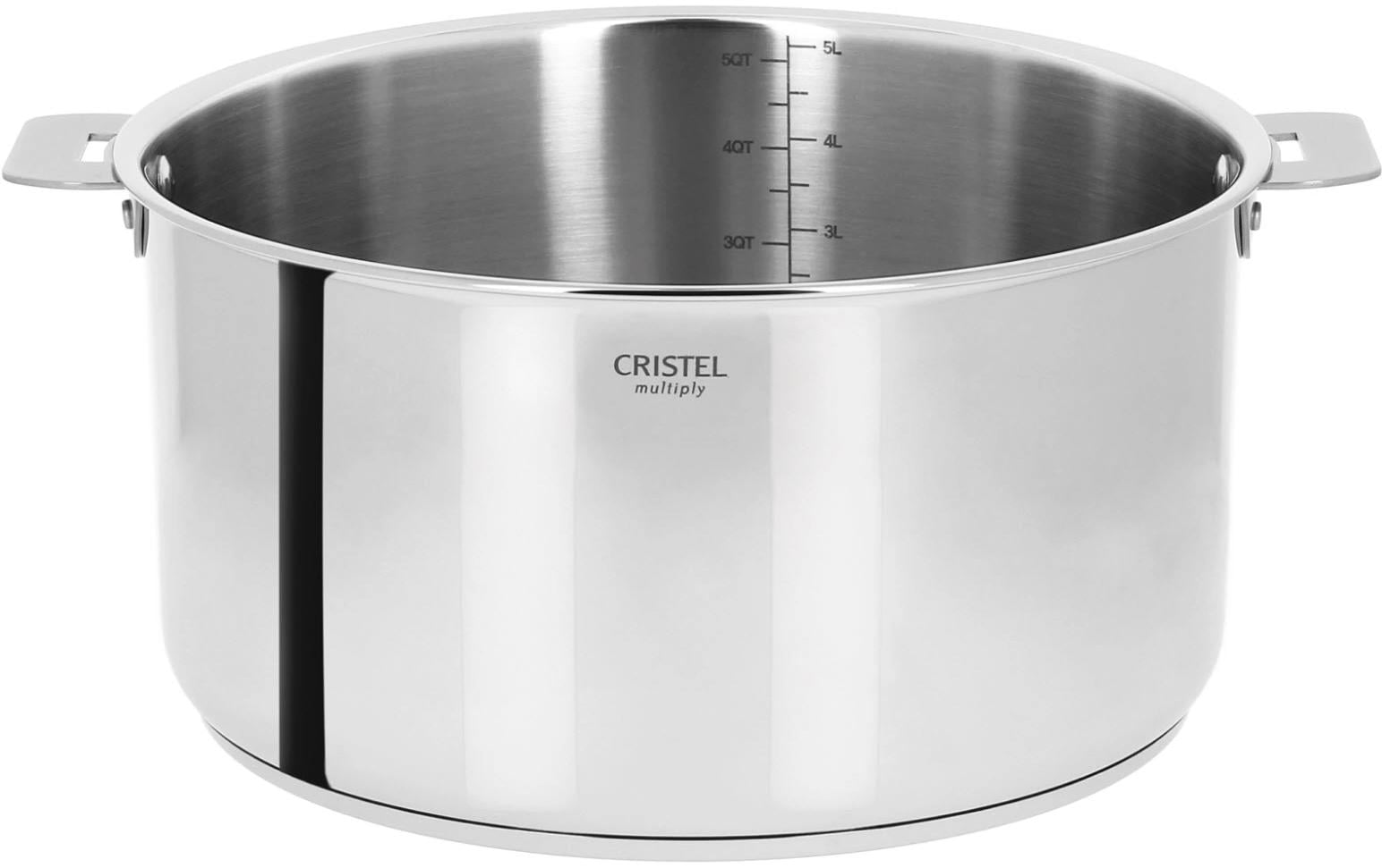 Servierkasserolle Casteline 24 cm<br>Edelstahl-Fleischtopf