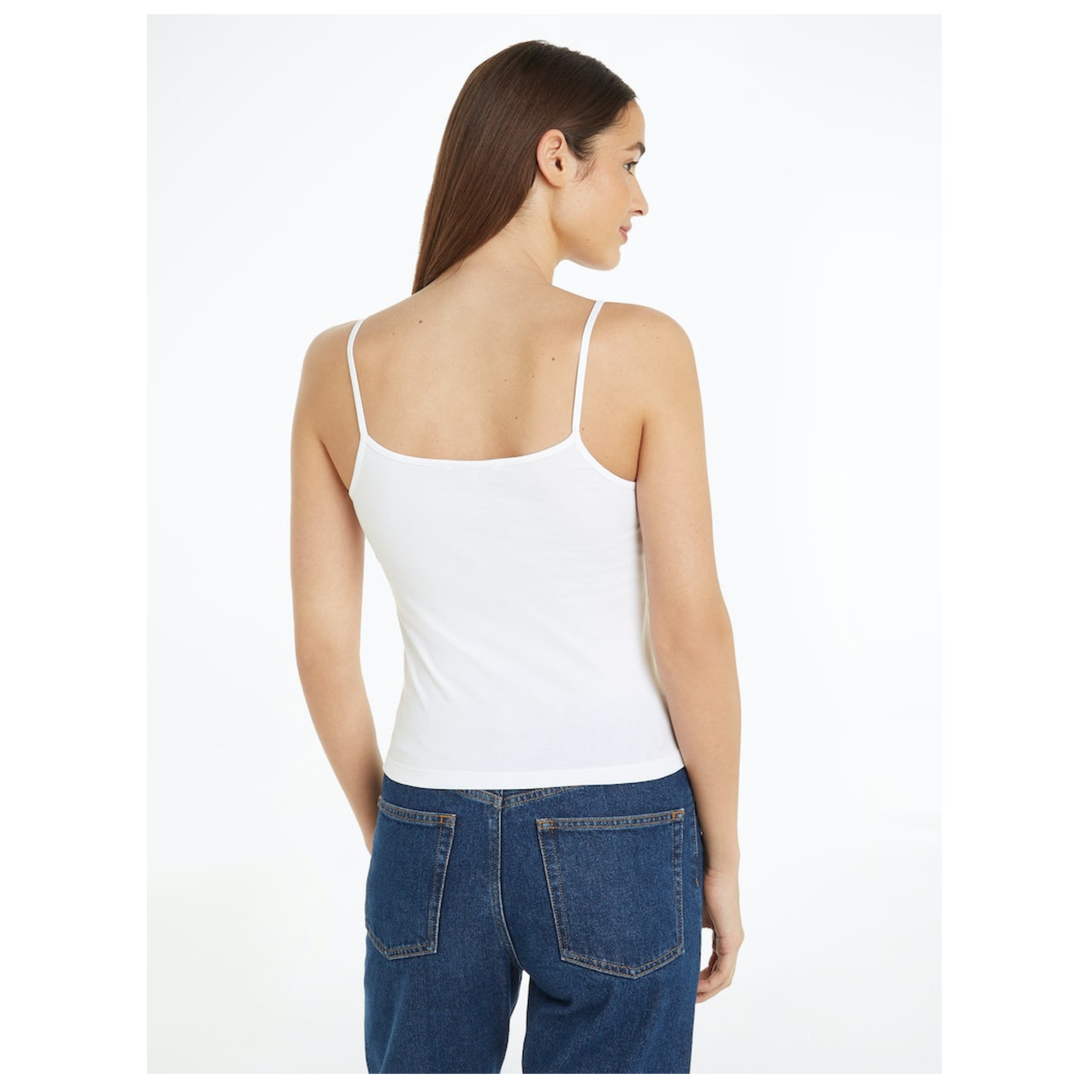 CK Jeans MONOLOGO STRAPPY TANK TOP