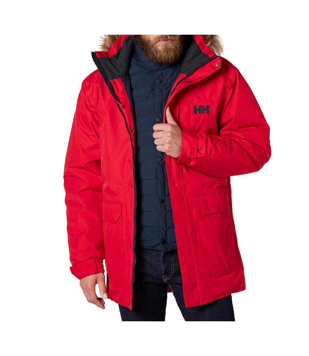 Parka Rouge Homme Helly Hansen Dubliner