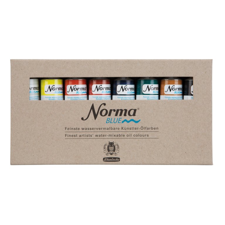 Schmincke wasservermalbare Ölfarbe Norma Blue, Set