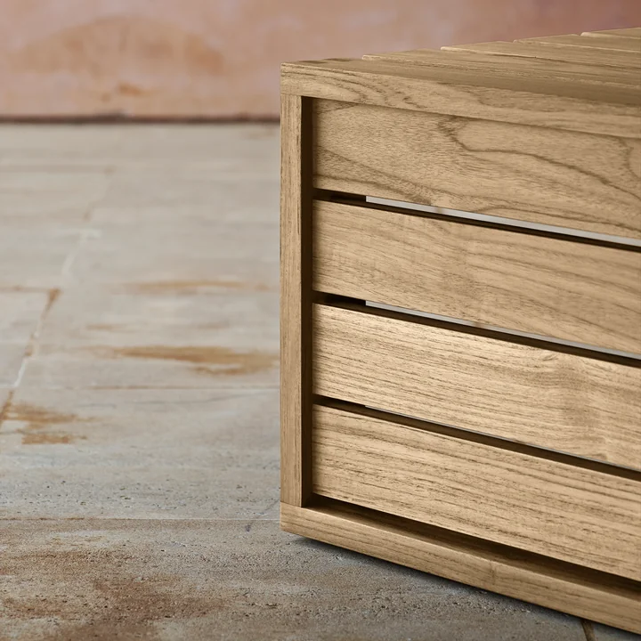 Carl Hansen - BK14 Sonnenliege, Teak unbehandelt
