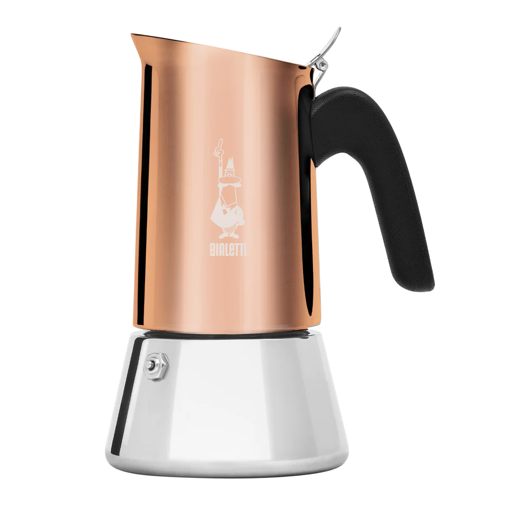 Cafetière induction 4 tasses Venus cuivre en inox Bialetti