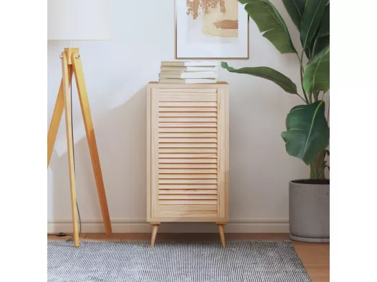 Porte d'armoire à persiennes 69x39,4 cm bois de pin massif