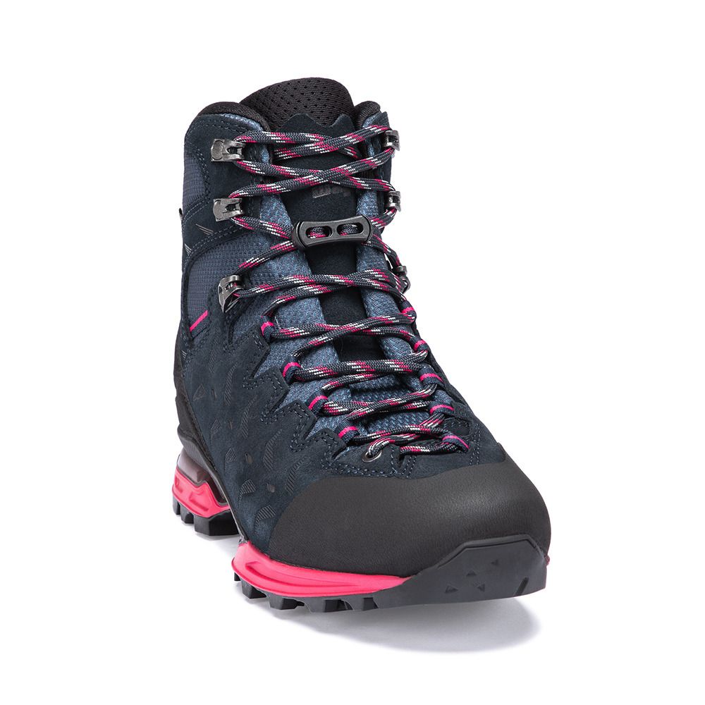 Hanwag MAKRA TREK GTX - Chaussures randonné Femme navy/pink