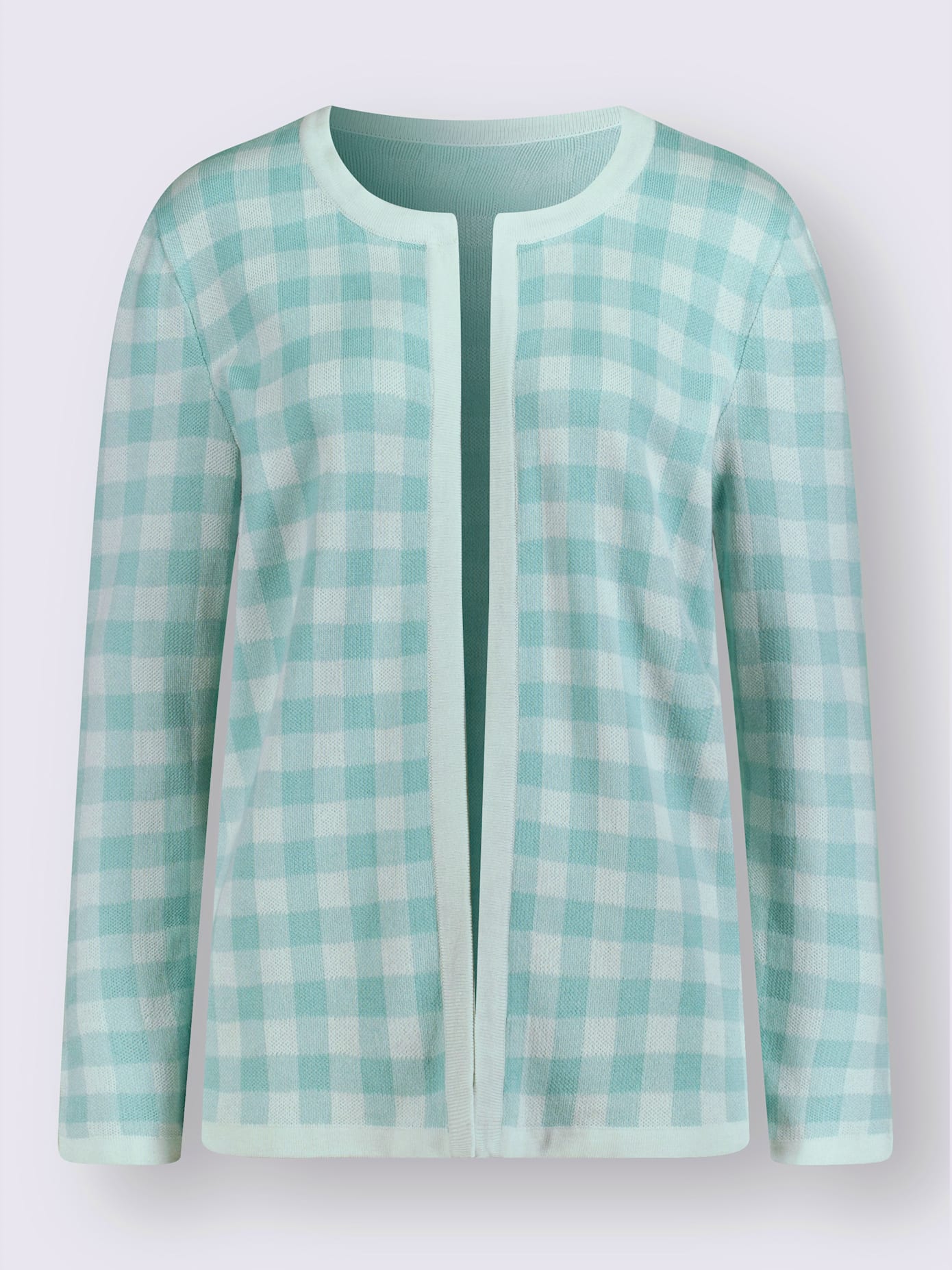 Veste en tricot motif jacquard