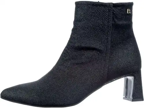 Femke-27 Babouche zwart - maat 43 enkellaars zwart - maat 43 Calandschoen