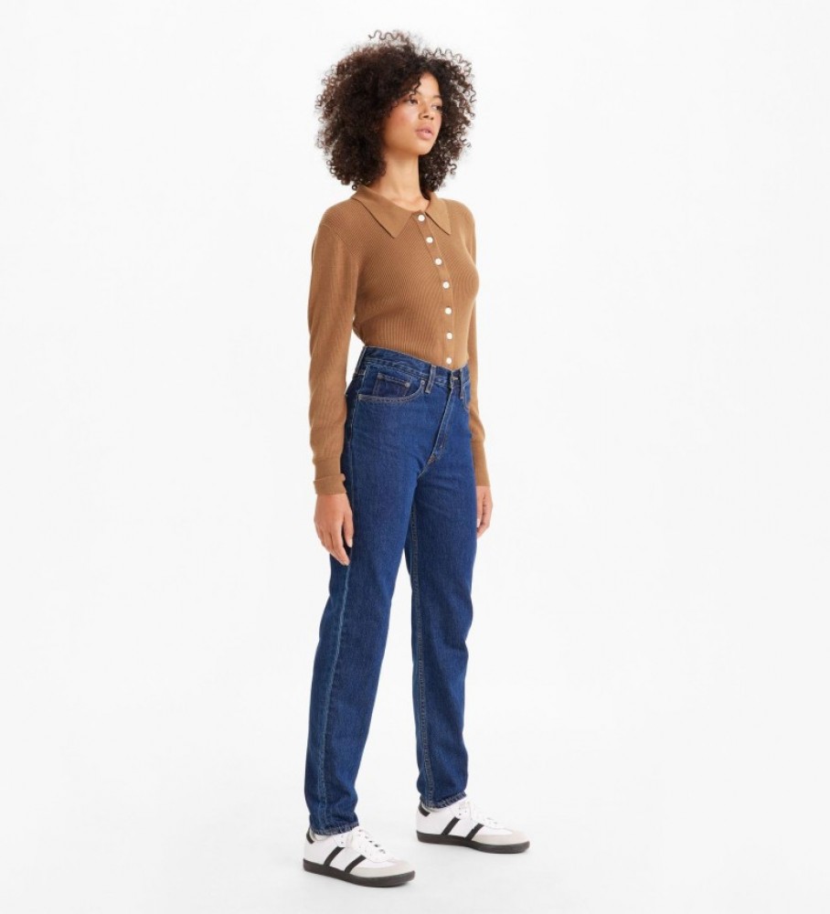 Calça jeans Levi's Mom azul anos 80