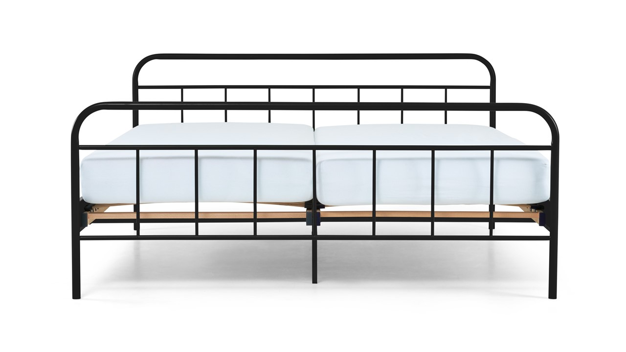Bed Alex 2-persoons zwart
