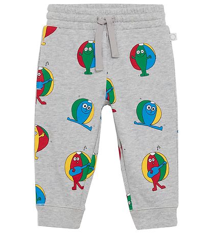 Stella McCartney Kids Sweatset - Graumeliert meliert m. Strandbä