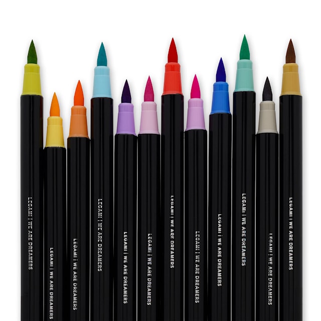 Brush Markers Standard Farger 12-pack Legami