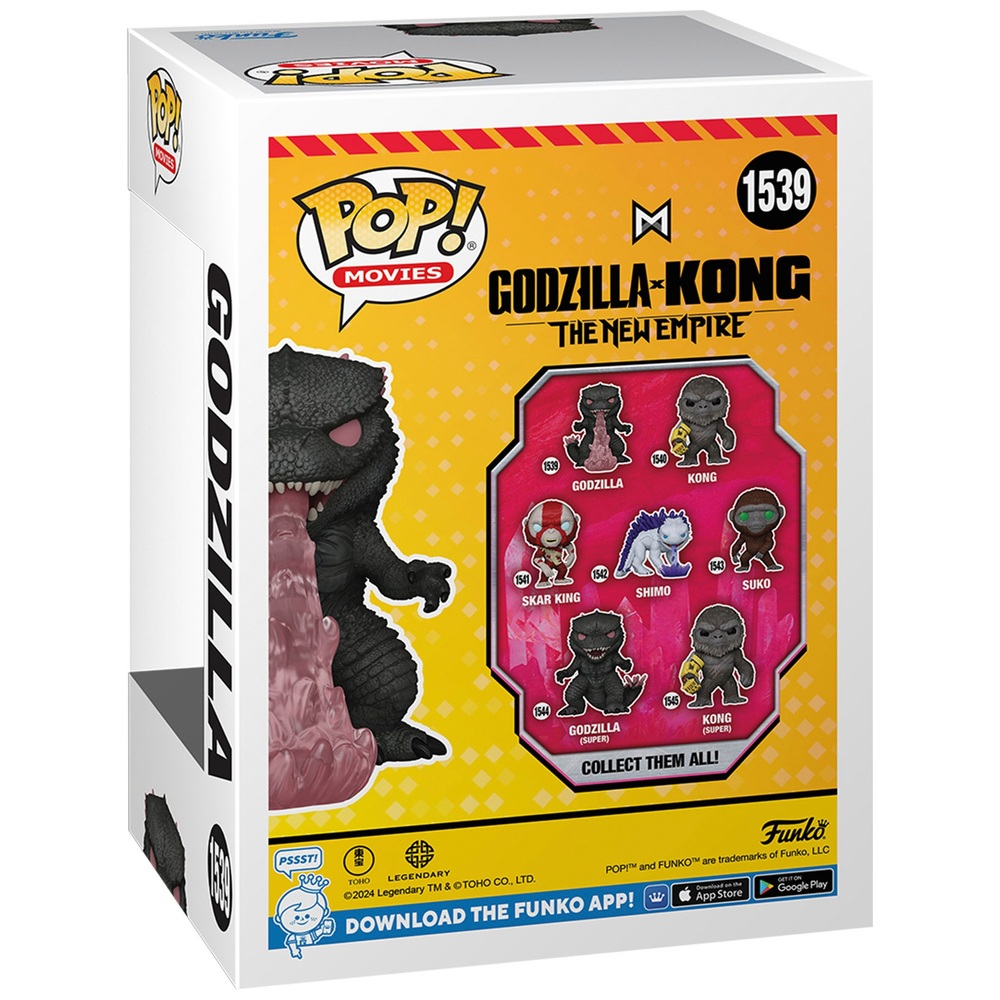 POP! Vinyl Movies 1539: Godzilla x Kong Das neue Imperium - Godzilla